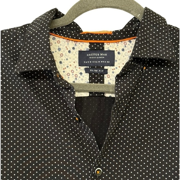Cactus Man Ricky Singh Slim Fit Shirt M - Picture 3 of 7